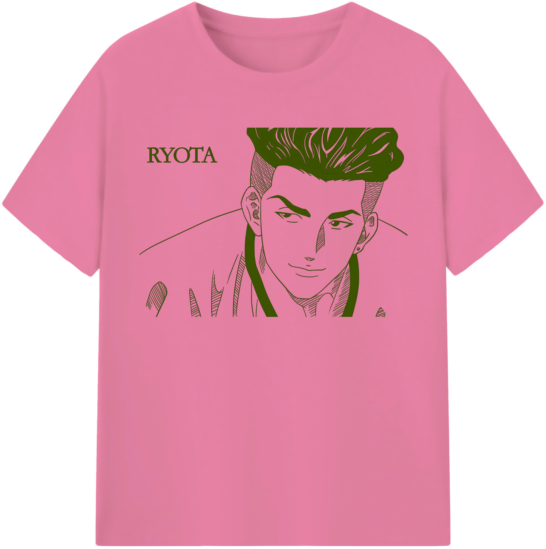 SLAM DUNK／スラムダンク 綿100％半袖Tシャツ（フロントプリント）